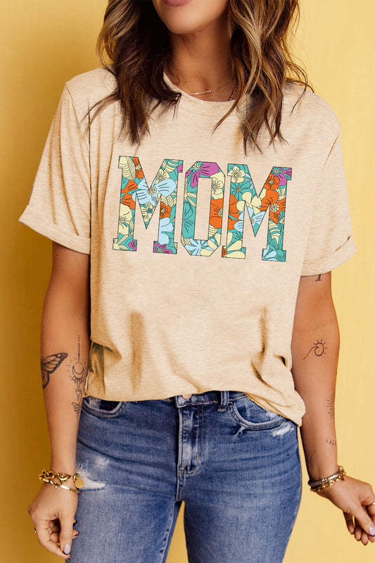 MOM Floral Graphic T-Shirt nt