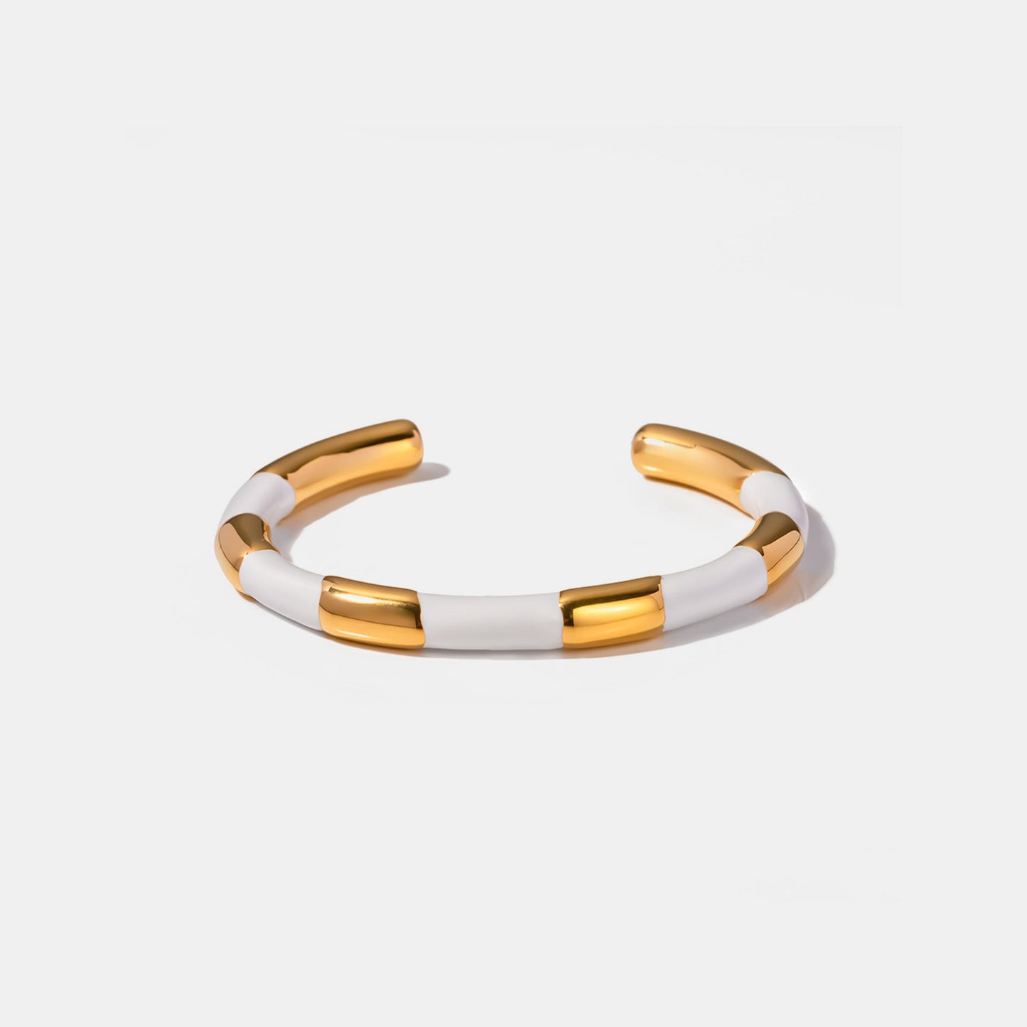 18K Gold-Plated Stainless Steel Bracelet - Gold Spiral