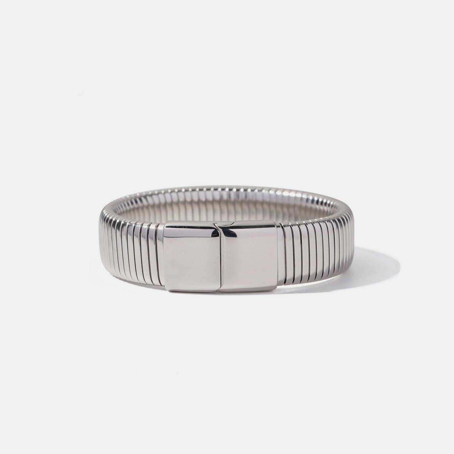 18K Gold-Plated Stainless Steel Bracelet - Gold Spiral