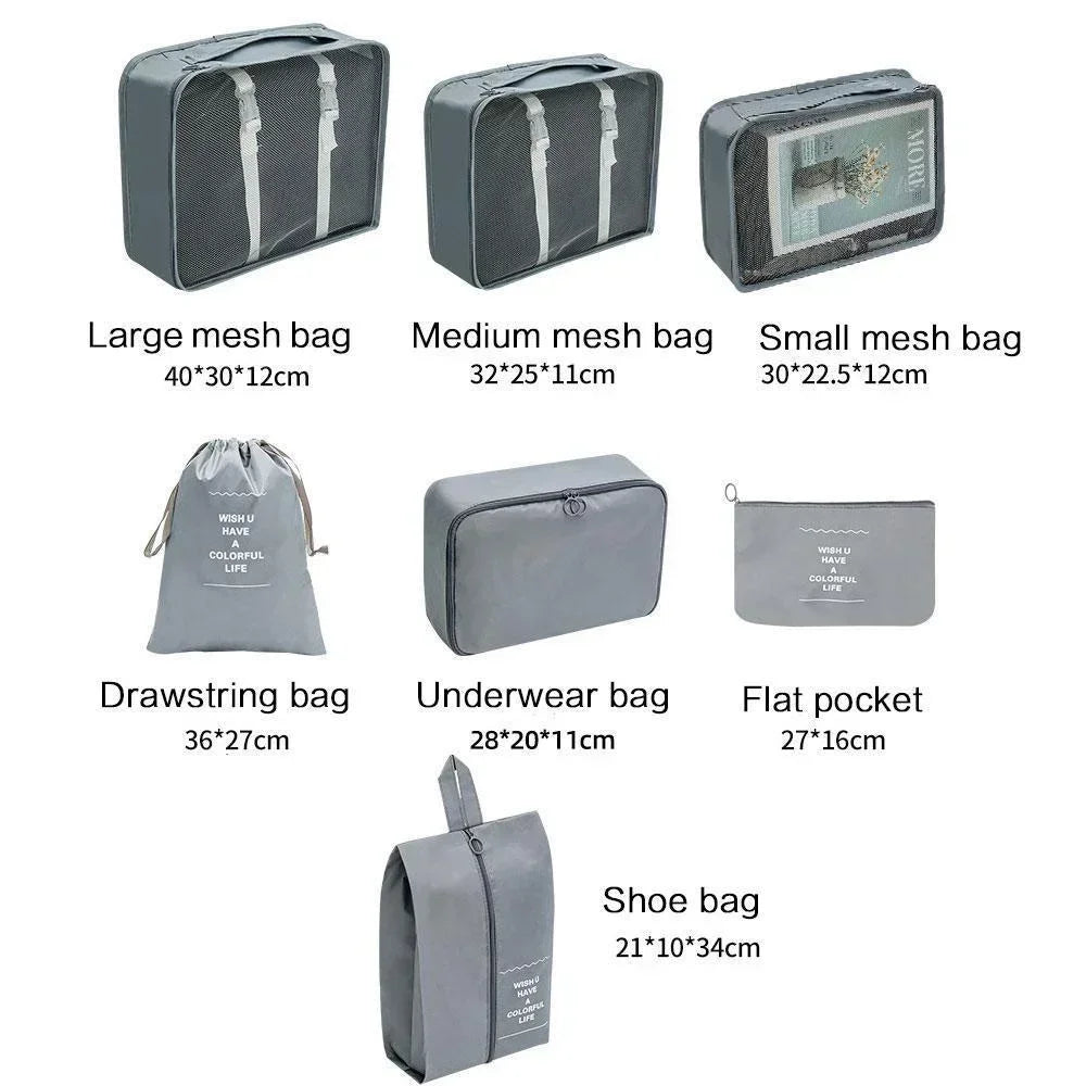 ✨ Luggage Management Bag Packing Set Organizer ✨ al/tt