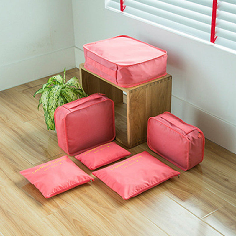 6-Piece Travel Storage Bag Set – Waterproof & Spacious al/tt