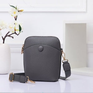 Suede Crossbody Front Pocket/assorted colors/jj