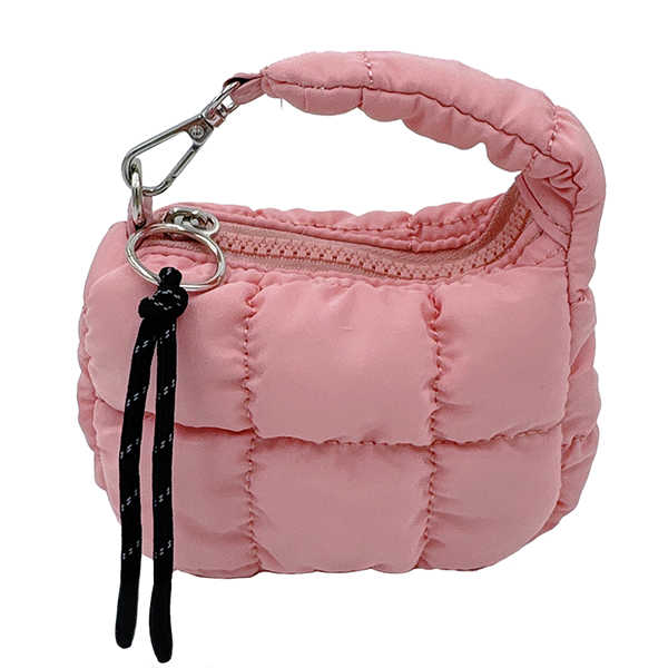 Pink Mini Puff Tote Hangbags/jj