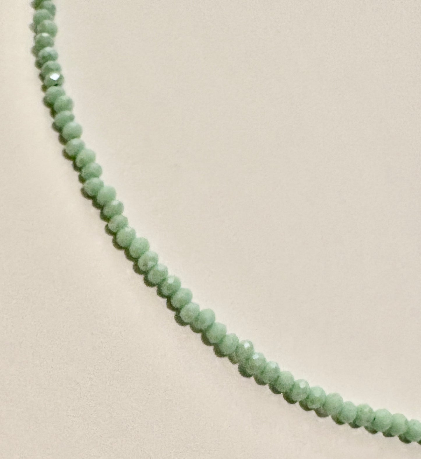 Blue Beaded Little Girls Necklace Adjustable 12"-14"/jj/Code #15