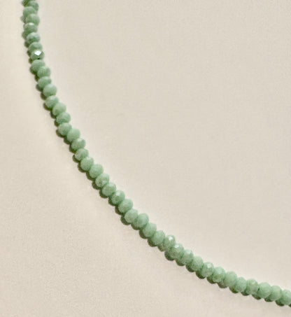 Blue Beaded Little Girls Necklace Adjustable 12"-14"/jj/Code #15